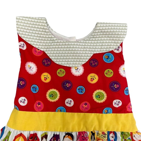 Pippy Francis Small Batch Nesting Doll Print Eva Dress Girls 4T - Picture 4 of 8
